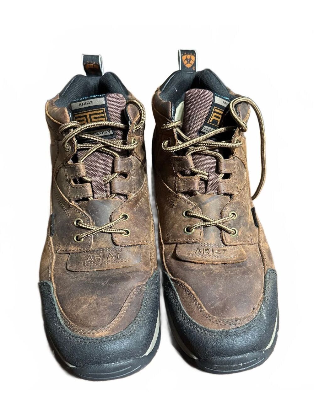 Ariat Terrain H2O Waterproof Boots Mens 11.5 D Brown Leather 10002183 ATS